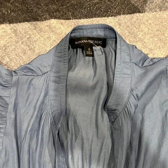 Banana Republic Slate Blue Blouse - Picture 3 of 3